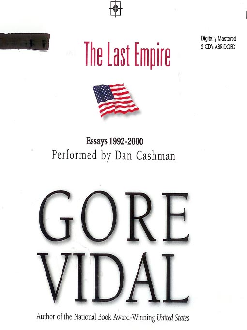 Title details for The Last Empire by Gore Vidal - Wait list